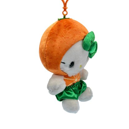 Hello Kitty "Orange Fruit" Mascot Clip On