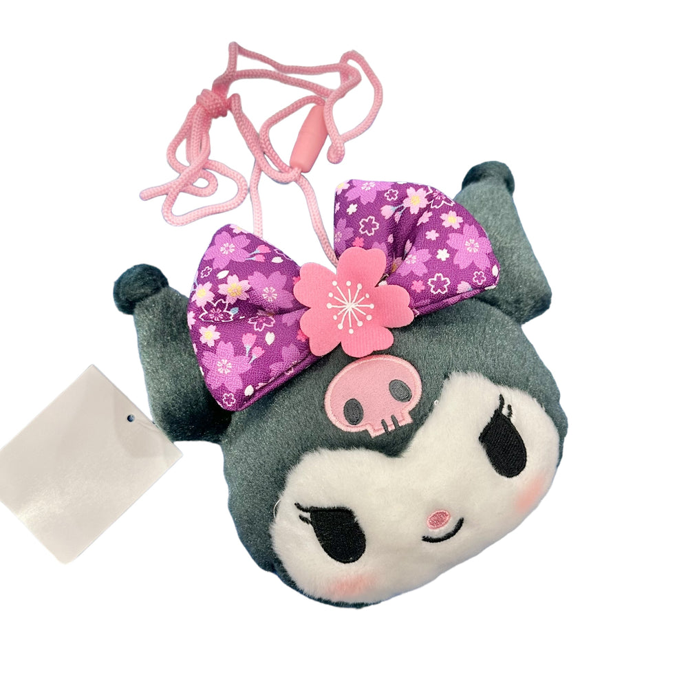 Kuromi "Sakura Kimono" Face Shoulder Pouch