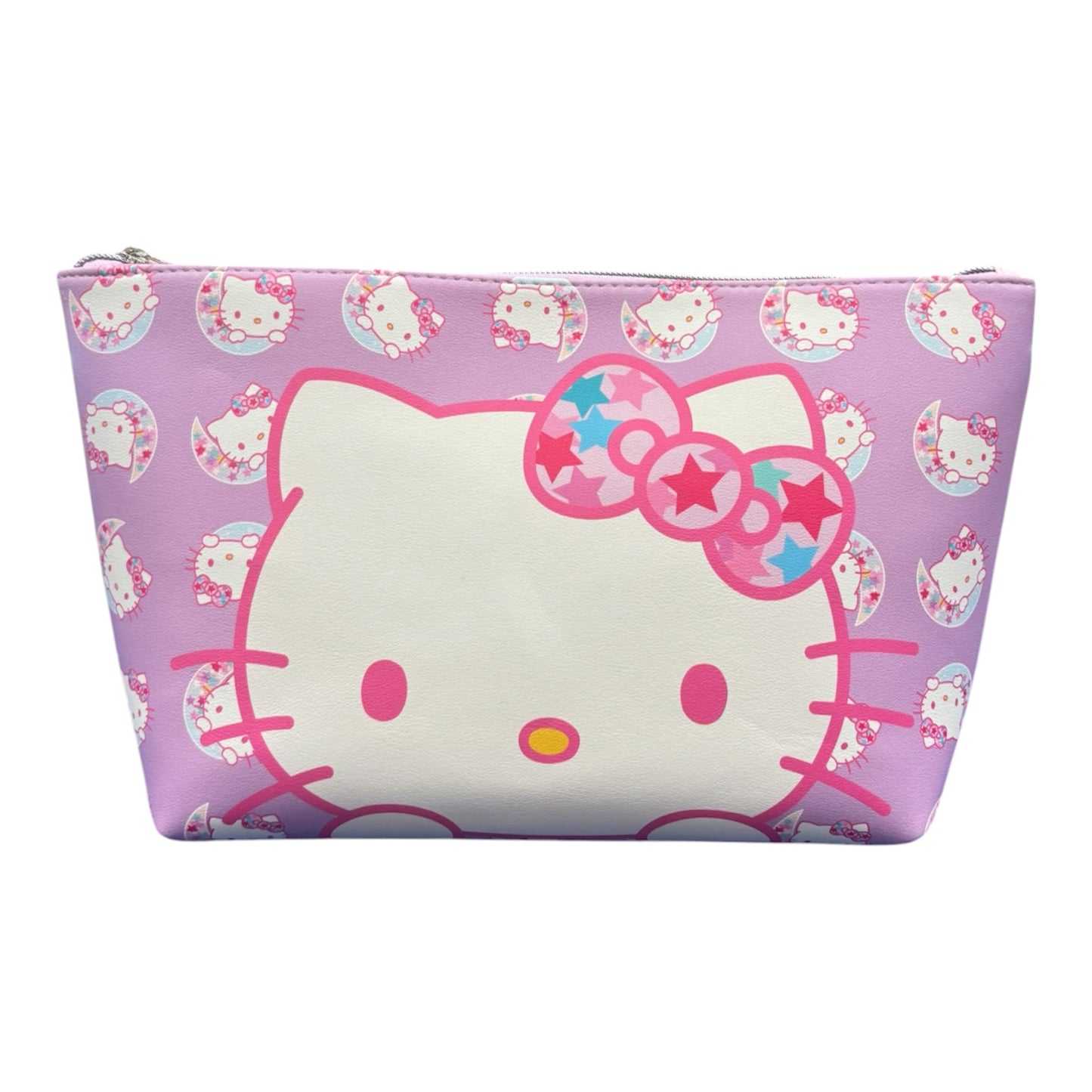 Hello Kitty "Moon" Trapezoid Cosmetic Bag (Lavender)