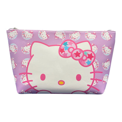Hello Kitty "Moon" Trapezoid Cosmetic Bag (Lavender)