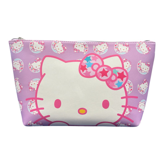 Hello Kitty "Moon" Trapezoid Cosmetic Bag (Lavender)