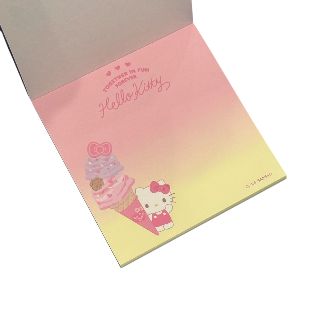 Hello Kitty "Ice Cream" Memo Pad