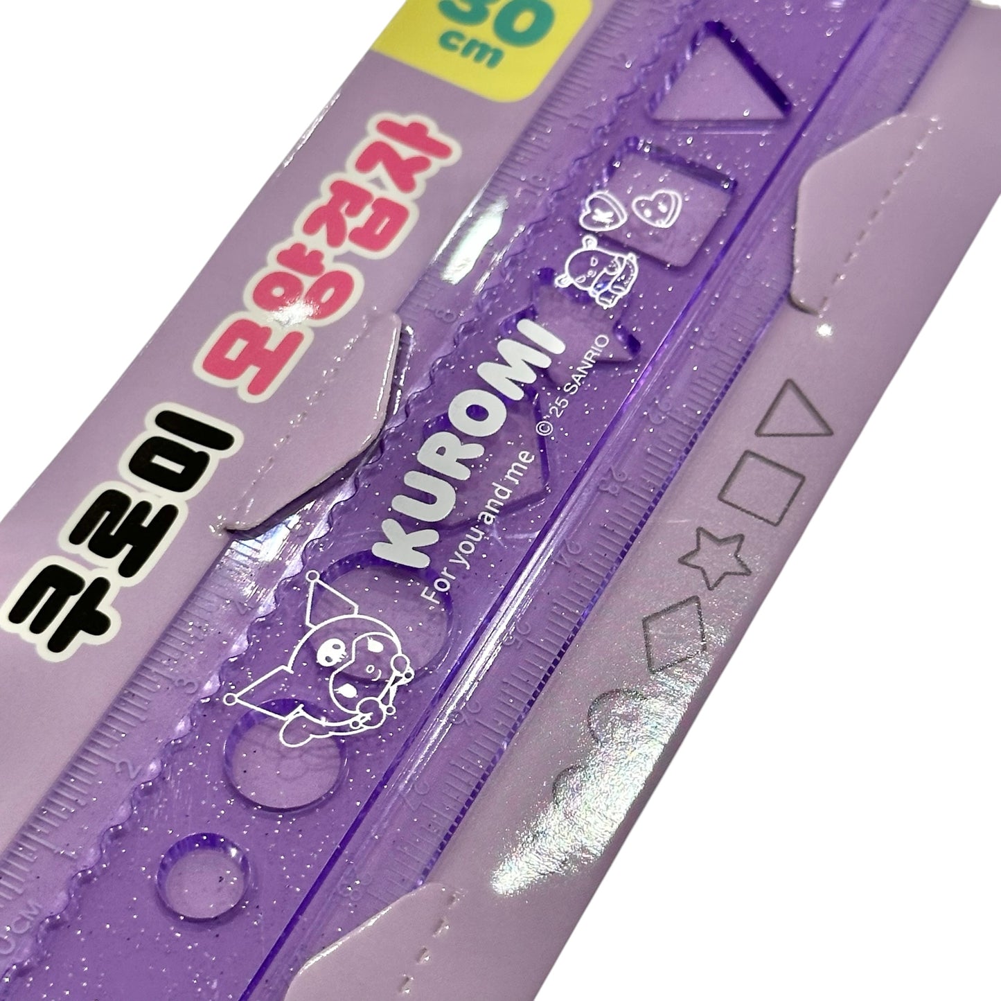 Kuromi 30cm Shaped Ruler