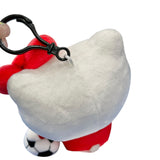 Hello Kitty "Soccer Club Activities" Mascot Clip On