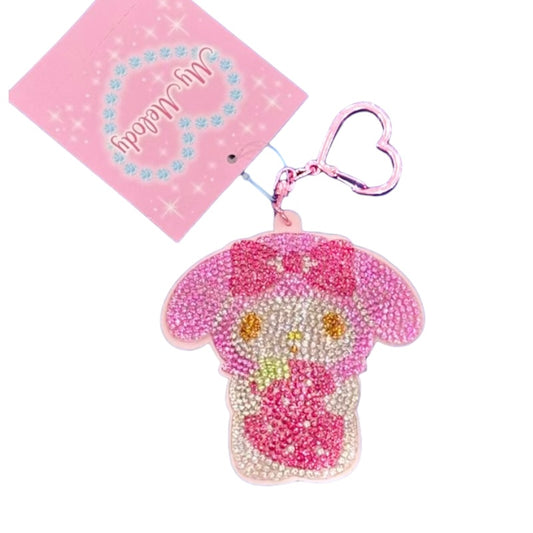 My Melody Rhinestone Keychain