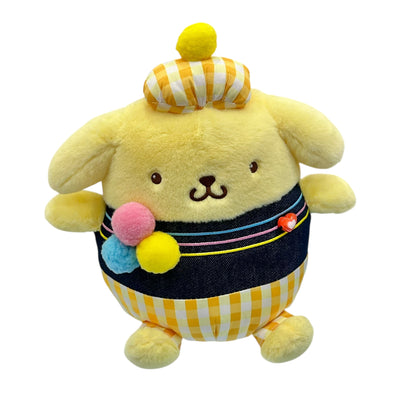 Pompompurin "Gingham Denim" 8in Plush
