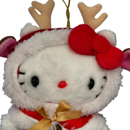Hello Kitty "Santa Claus Costume Reindeer" Mascot Ornament