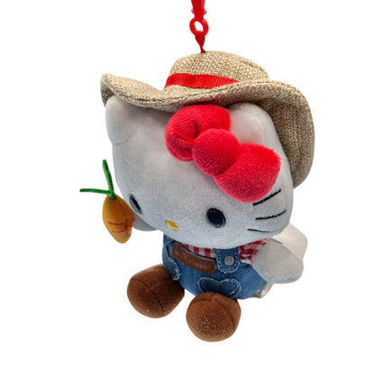 Hello Kitty "Farmer Occupation" Mascot Clip On