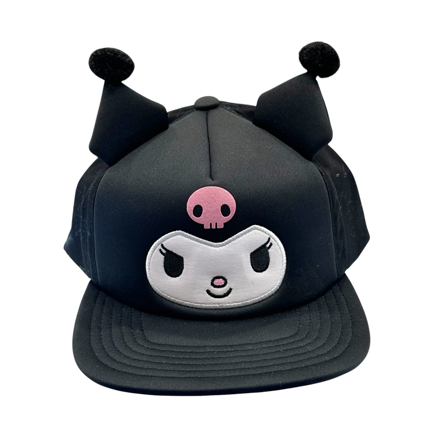 Kuromi "3D Ears" Foam Front Flap Brim Baseball Cap