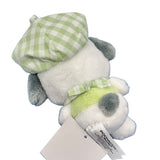 Pochacco "Gingham Casquette" Mascot Clip On Plush