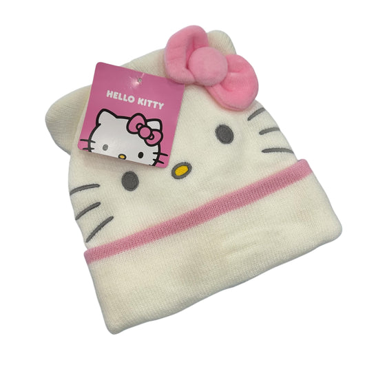Hello Kitty "Plush Bow Cuff" Hat & Glove Set
