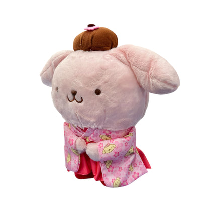 Pompompurin 10in "Sakura Kimono" Standing Plush