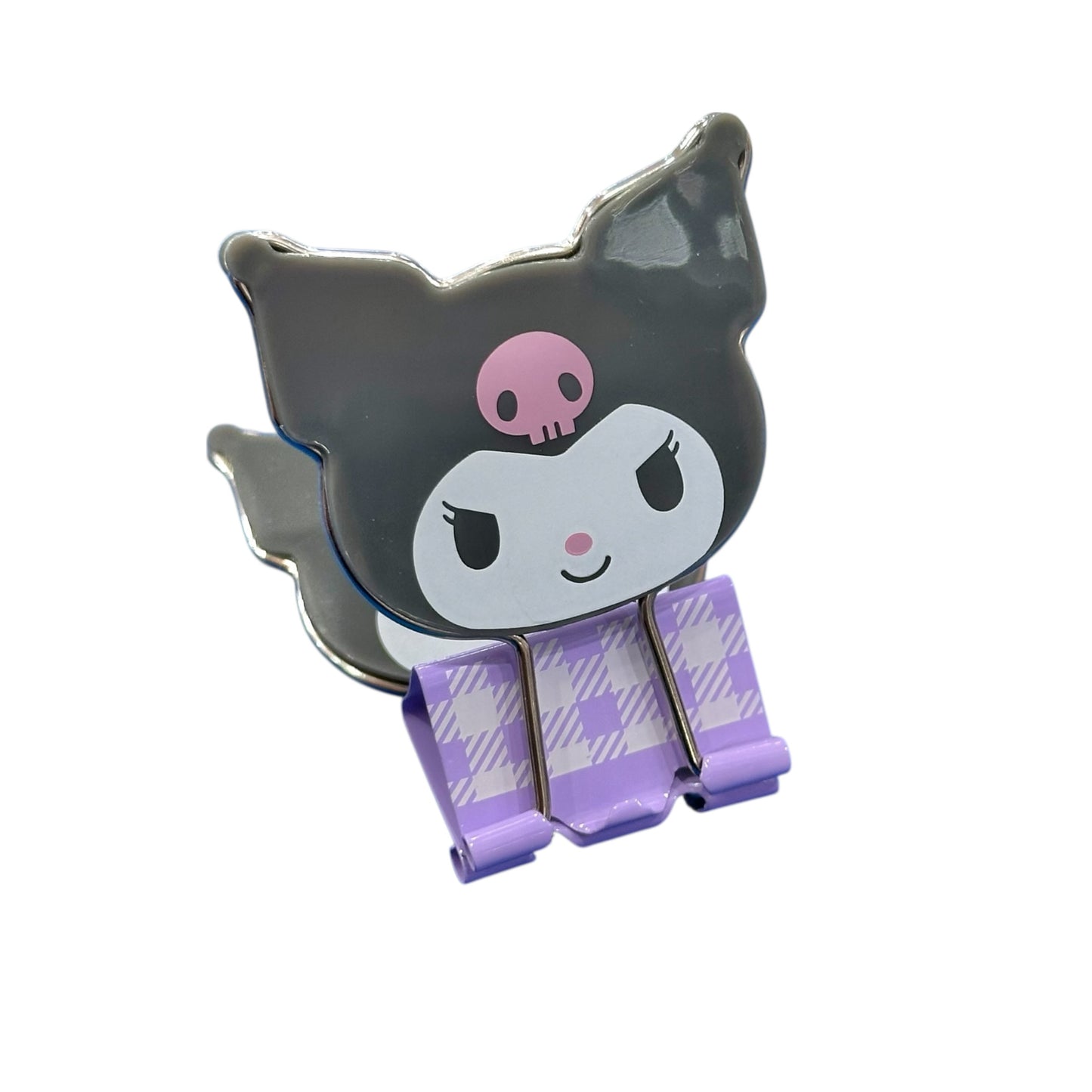 Kuromi Binder Clips