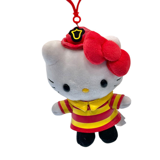 Hello Kitty "Firefighter Occupation" Mascot Clip On