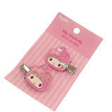 My Melody Glitter Hair Clip Set