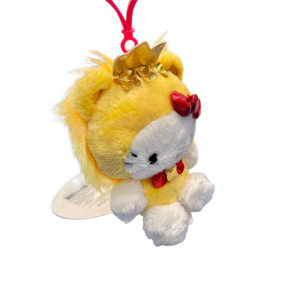 Hello Kitty "Leo" Zodiac Mascot Clip On Plush