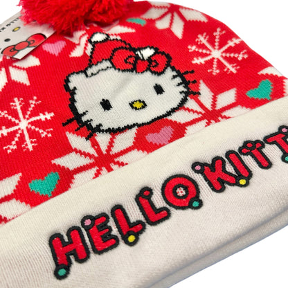 Hello Kitty "Santa Hat Red Holiday" Beanie