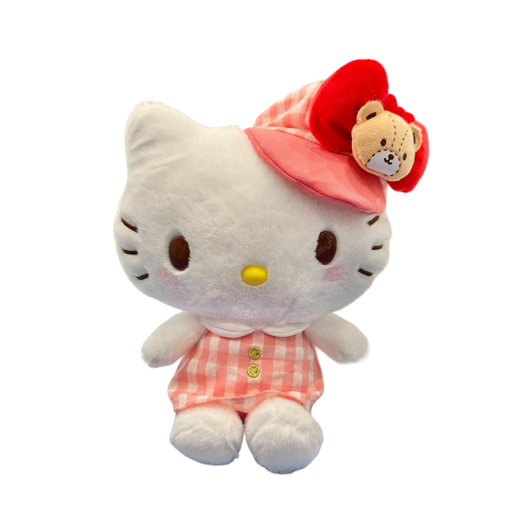 Hello Kitty "Gingham Casquette" 8in Plush