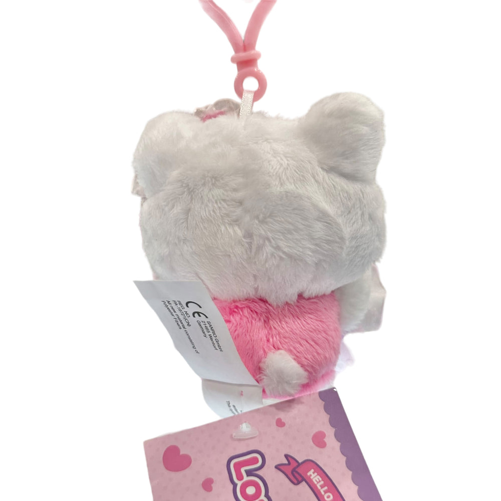 Hello Kitty "Lovely Girl" Mascot Clip On Plush