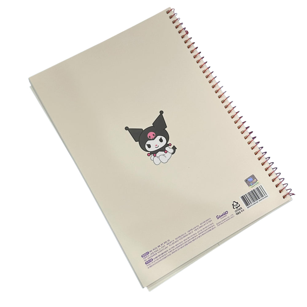 Kuromi Math Unruled Notebook (Off White)