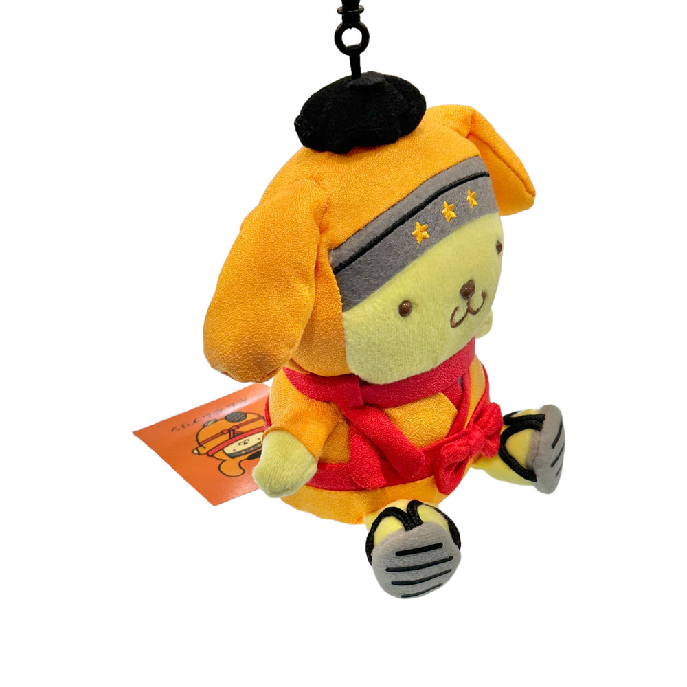 Pompompurin "Ninja" Mascot Clip On Plush