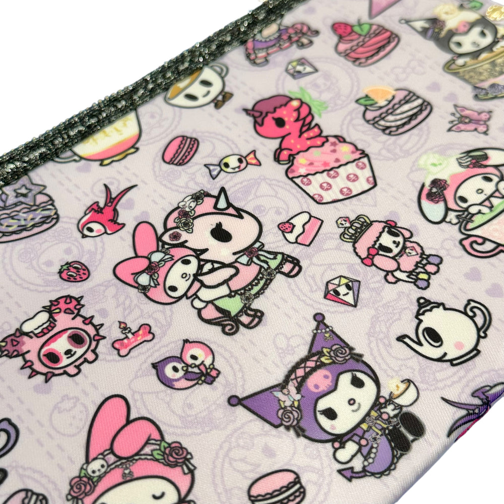 tokidoki x Kuromi & My Melody "Garden Party" Zip Pouch