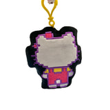 Hello Kitty "Pixel" Squeezable Face Mascot Clip On Plush