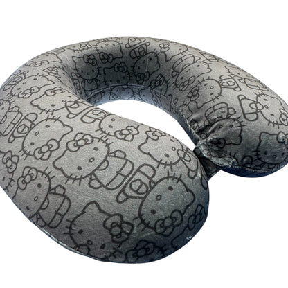 Hello Kitty "Airplane" AOP Neck Pillow (Black)