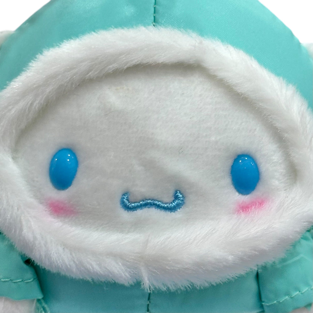 Cinnamoroll "Hooded Puffer Jacket" Mascot Clip On Plush