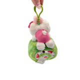Hello Kitty "Swiss Roll Matcha" Clip-On Mascot Keychain