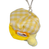 Pompompurin "Gingham Casquette" Mascot Clip On Plush