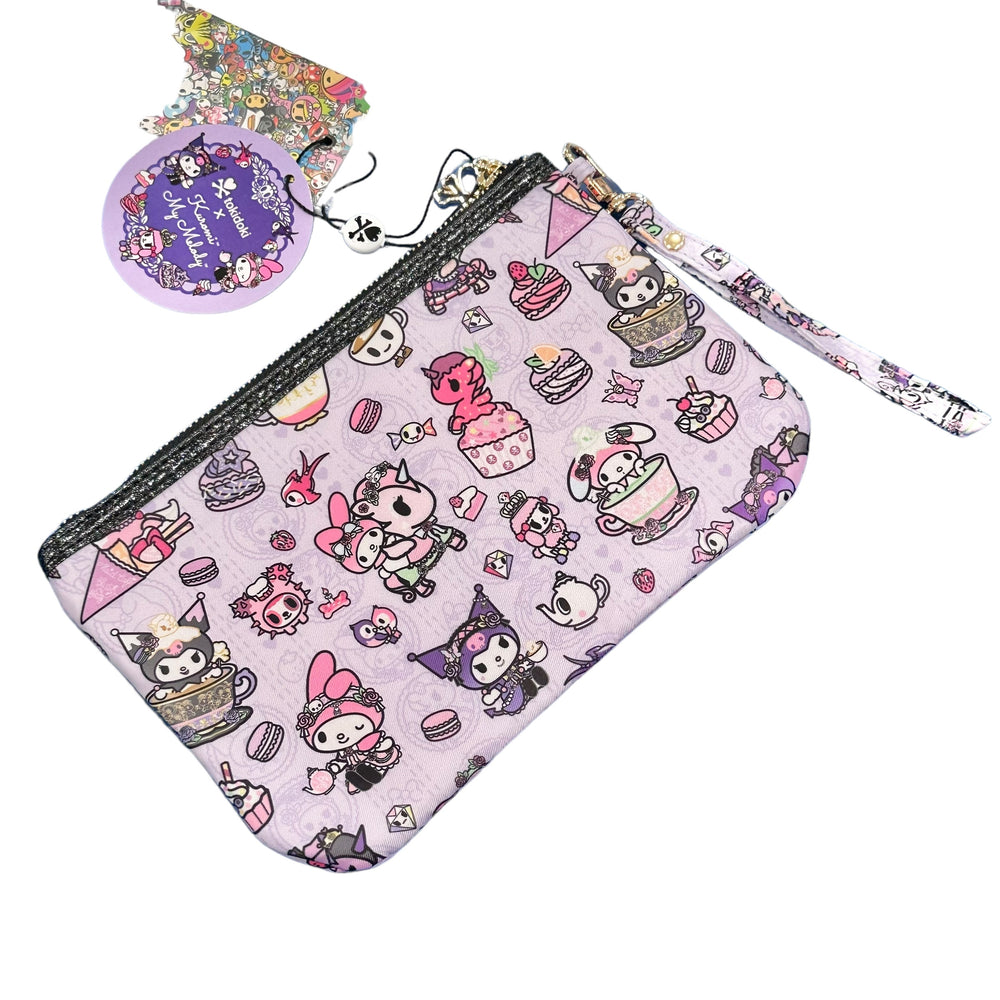 tokidoki x Kuromi & My Melody "Garden Party" Zip Pouch