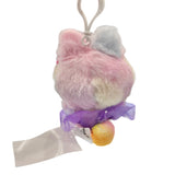 Hello Kitty "Rainbow Rainbow Bunny" Mascot Clip On Plush