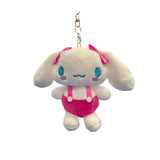 Cinnamoroll "Pink Dungarees" Mascot Key Clip