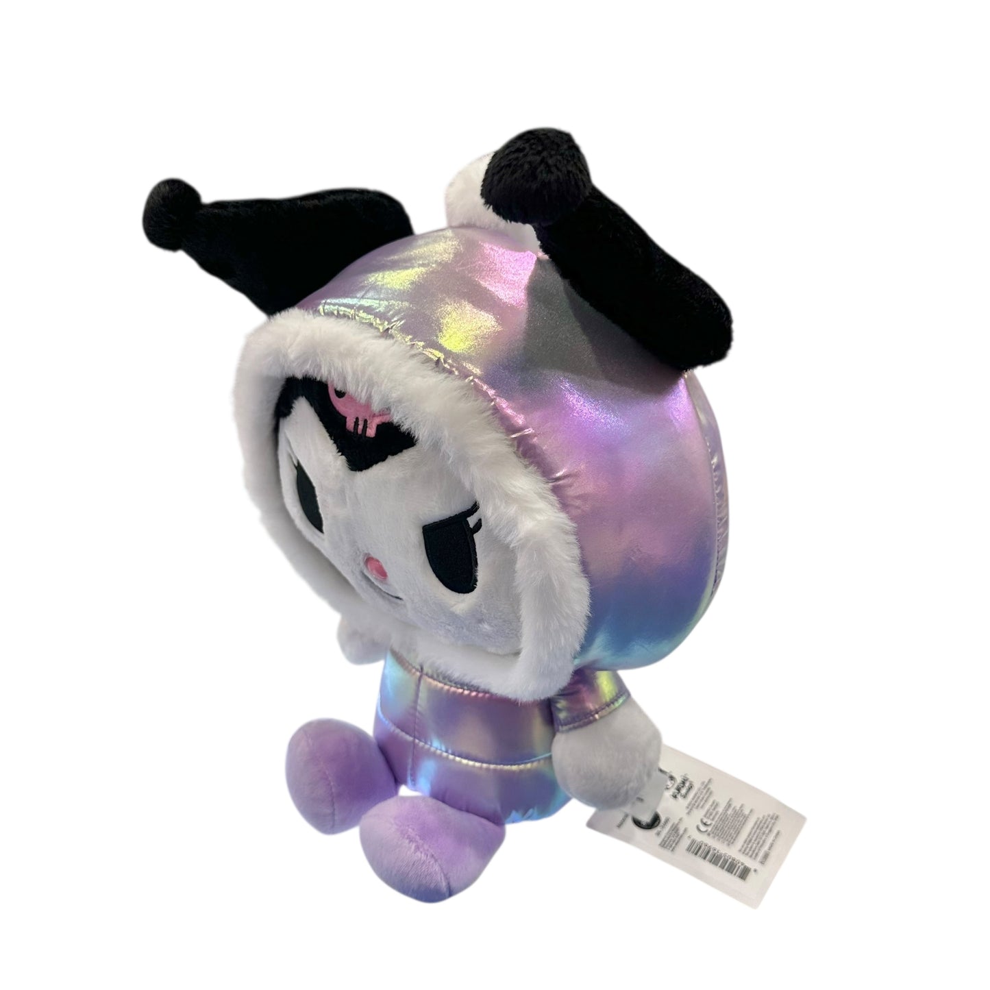 Kuromi "Shiny Hooded Puffer Jacket" 12in Plush