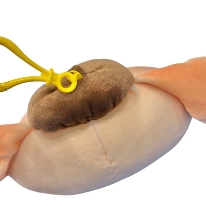 Pompompurin "Bread Food" Mascot Clip On