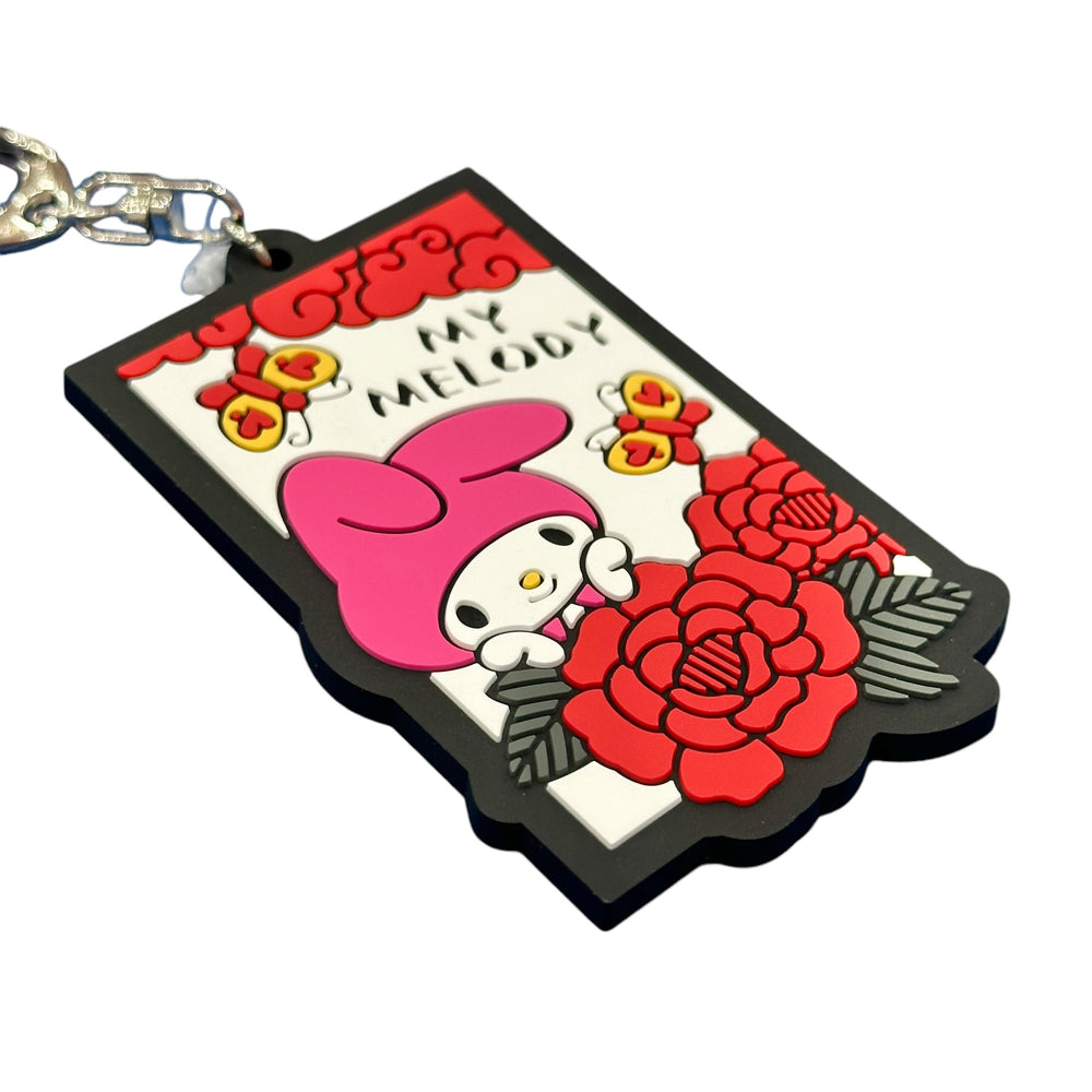 My Melody "Hanafuda" Key Ring (Butterflies)