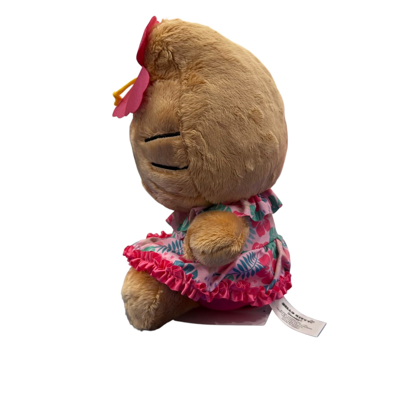 Hello Kitty "Tan Hibiscus" 8in Plush