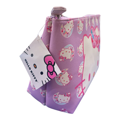 Hello Kitty "Moon" Trapezoid Cosmetic Bag (Lavender)