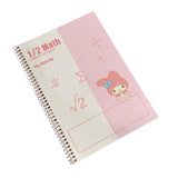 My Melody Math Unruled Notebook