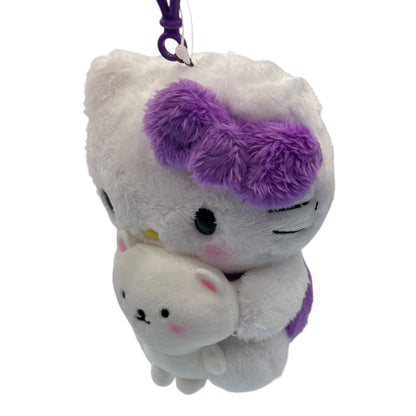 Hello Kitty "Baby Polar Bear Hug" Mascot Clip On