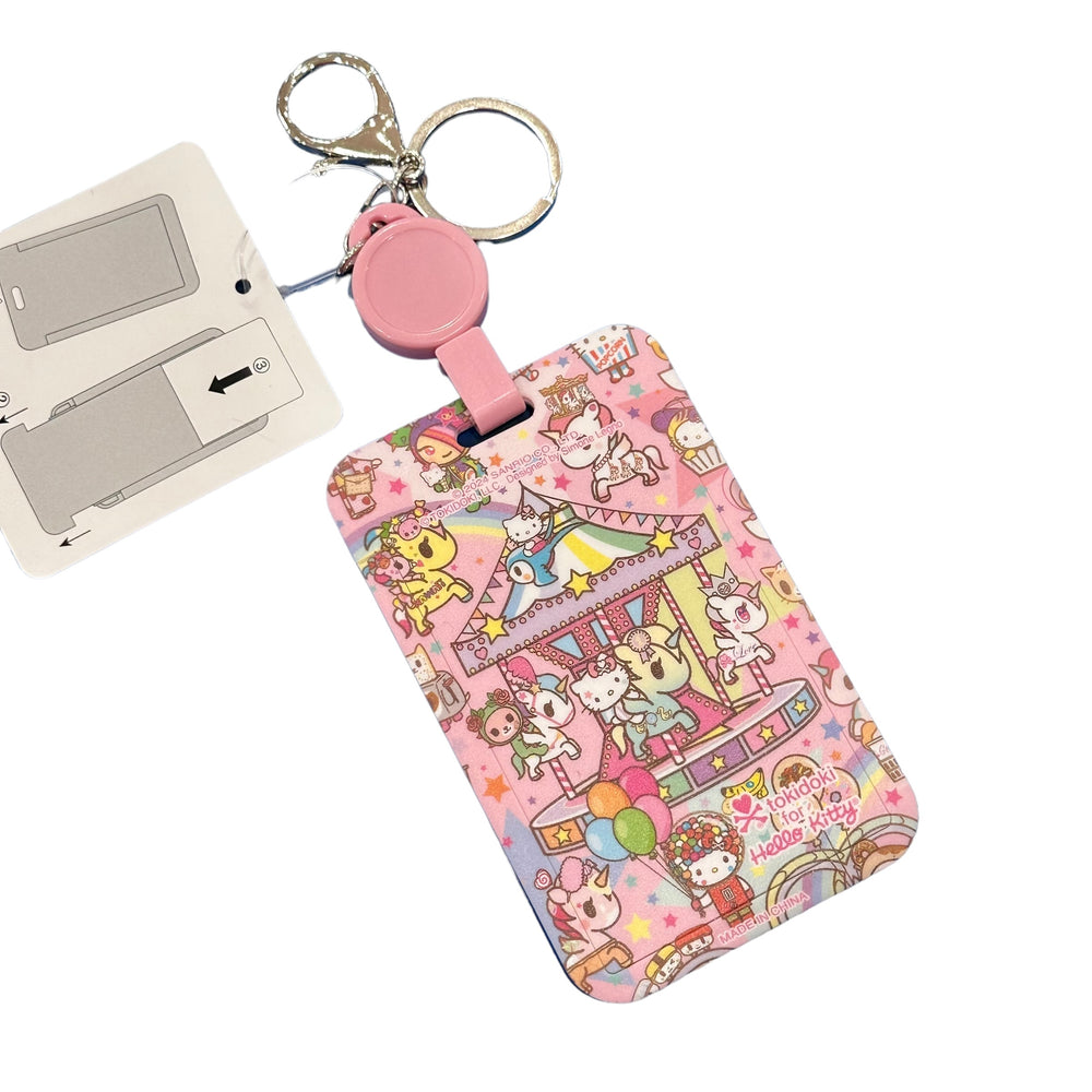 tokidoki x Hello Kitty "Carnival" Plastic Card Case w/ Keychain