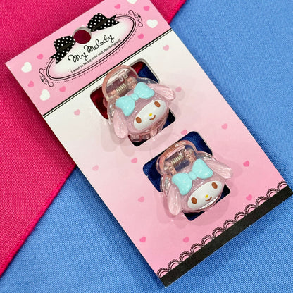 My Melody "Clear" Hair Clip Set