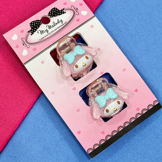 My Melody "Clear" Hair Clip Set