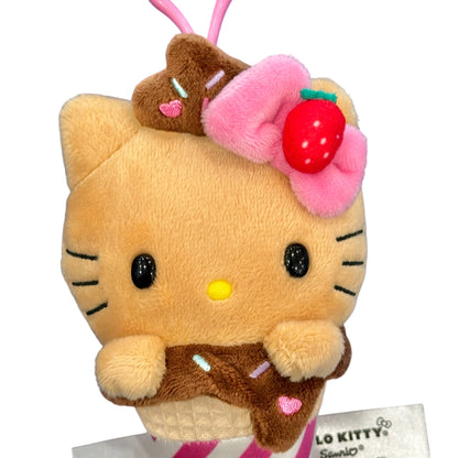 Hello Kitty Mocha "Ice Cream" Mascot Clip On
