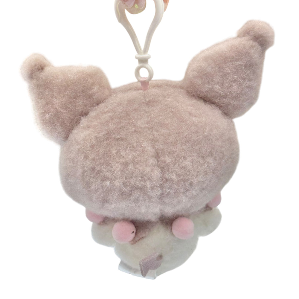 Kuromi "Mocha Check" Mascot Clip On Plush