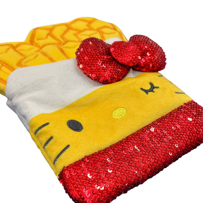 Hello Kitty "French Fries Burger Shop" Mascot Pocket