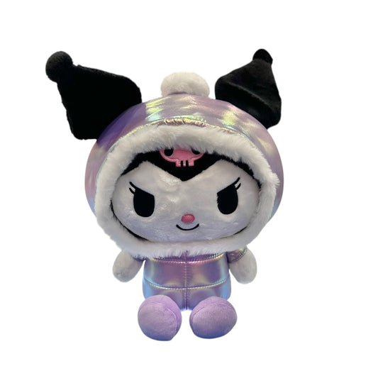 Kuromi "Shiny Hooded Puffer Jacket" 12in Plush