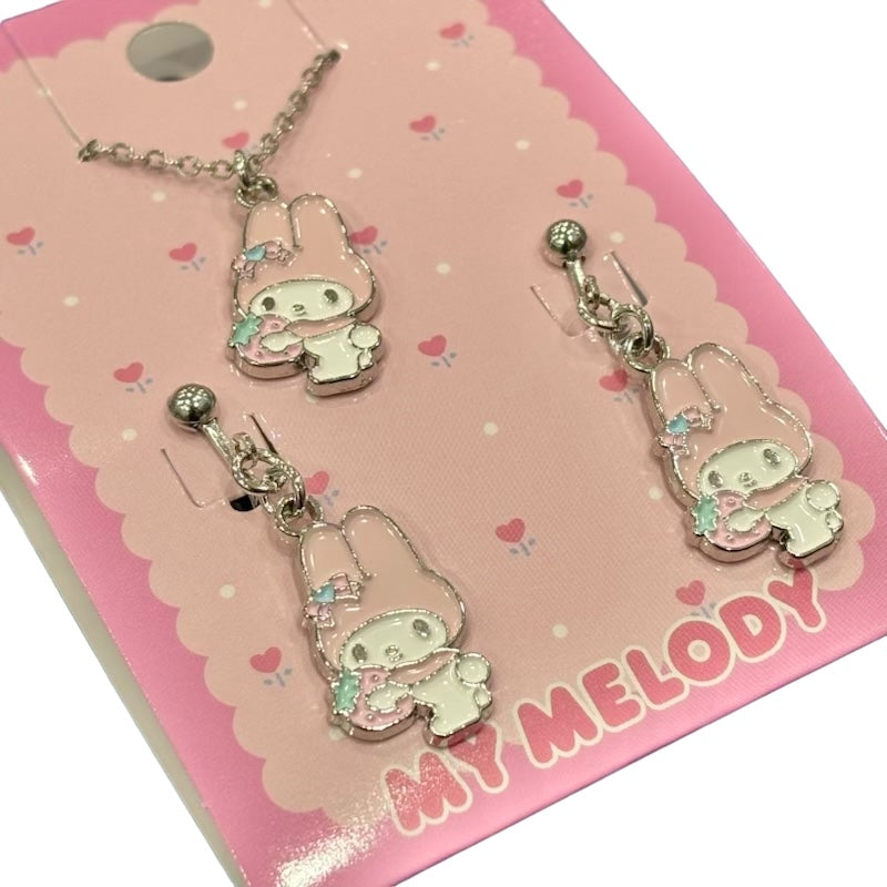 My Melody Necklace & Earrings Set