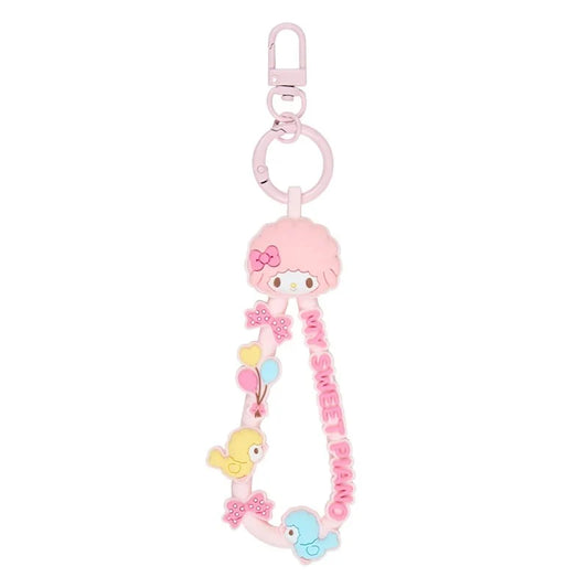 My Sweet Piano Keyring w/ Rubber Strap